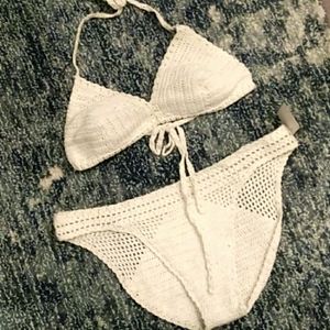 Sexy EXPRESS fully lined croched 2 pc swimsuit